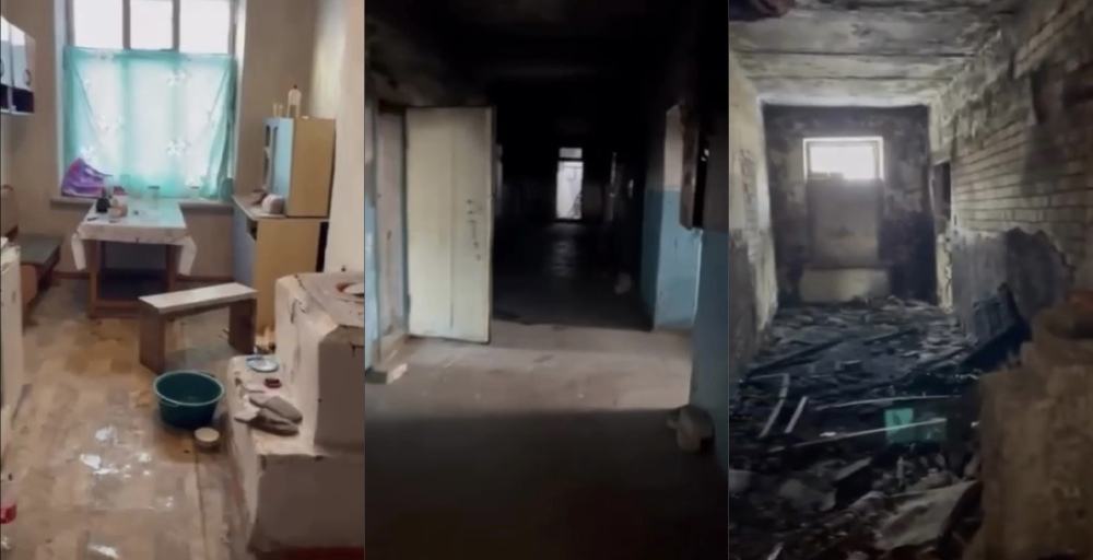 Две семьи в Семее остались зимовать в аварийном доме