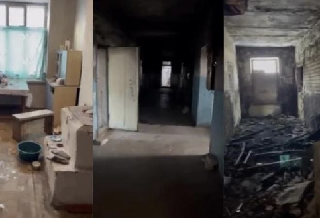 Семейде екі отбасы апаттық үйде қыстауға мәжбүр