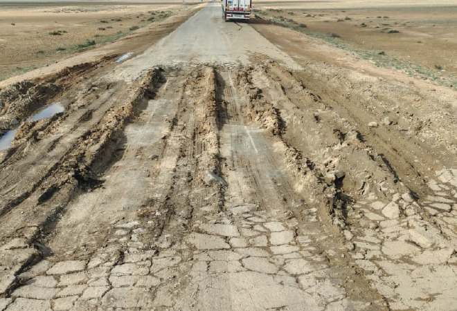 Маңғыстау облысында жүргізушілер қауіпті жолға шағымданды